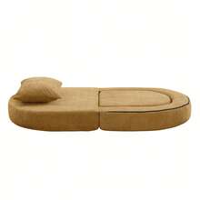 Compressed Foldable Mattress, Convertible Folding Sofa Bed With Removable Arms, All-In-One Portable Mattress Floor Sofa Bed, No Assembly Required & Non-Slip. - 黃色 - 查看 10