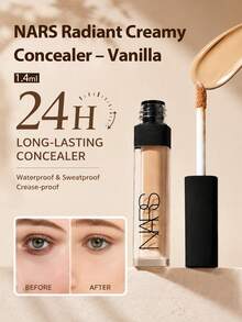 NARS Mini Radiant Concealer 1.4ml #Vanilla, Medium Buildable Coverage, Long-Lasting Brightening Concealer, Travel Size - #Vanilla Concealer 1.4ml - View 11