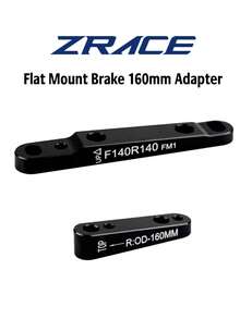 ZRACE Road Bike Disc Brake Flat Mount Adapter 140-160mm, Front 140/160mm Adapter, Rear 160mm Adapter - Black - View 1
