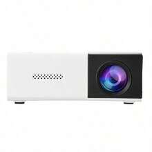 2026 Upgraded Portable Mini Projector, LCD Home Theater Projector, Built-In Speaker, Fast Focus, Compatible With Smartphone, Tablet, Laptop, TV Stick, USB Portable Projector, Suitable For Movies, Games, Presentations, Home Entertainment, Outdoor Parties - Black and White - View 7