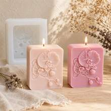 Embossed Flower Soap Mold Maple Leaf & Phalaenopsis Orchid Silicone Soap Mold For Handmade Soap DIY Aromatherapy Candle Plaster Craft Home Decor Gift - Mold - View 11