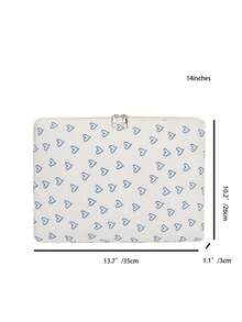 Funda de portátil de lujo minimalista de unicolor, bolsa de almacenamiento para portátil y tableta de varios tamaños, bolsa para ordenador - Celeste - Ver 8