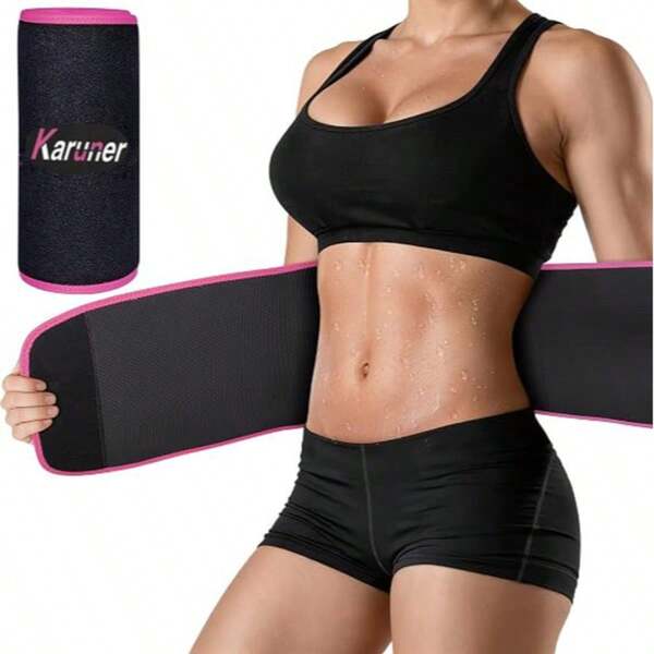 Reductor de cintura para mujeres y hombres - Faja reductora de sudor para mujeres para grasa abdominal inferior, fácil de limpiar