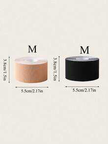 1/2pcs Breast Lift Tape,Invisible Self-Adhesive Disposable Tape, Elastic Sports Tape - Breathable Lifting Breast Tape, Suitable For A-F Cup Sizes - Multicolor - View 27