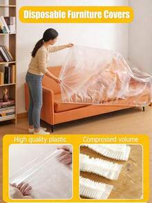 1/3/5pcs Large Heavy Duty High Quality Elastic Furniture Cover Set, Tight Fit, Designed For Sofa, Motorcycle, TV And Air Conditioner, Suitable For Indoor And Outdoor Use, Reinforced Stitching, All Season - Multicolor - View 6