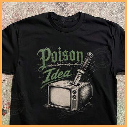 Poison Idea Band Shirt Vintage Hardcore Punk Tee