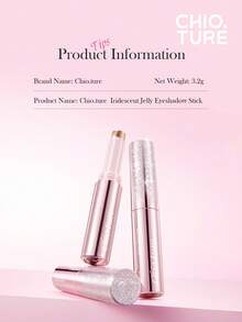 CHIOTURE Galaxy Radiant Jelly Eyeshadow Stick, Tekstur Kilau Mutiara yang Halus, Dapat Digunakan Ganda sebagai Highlighter, Tahan Lama dan Tidak Luntur, Sempurna untuk Riasan Ringan Sehari-hari - #04 Benang Sari Buah Persik - View 9