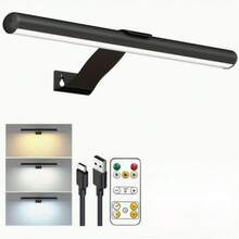 Rechargeable LED Vanity Mirror Light, Touch & Remote Control Makeup Dressing Wall Lamp, 3 Color Temperature Adjustable Angle, No Wiring Required Bathroom Makeup Light - Vanity Light - View 10