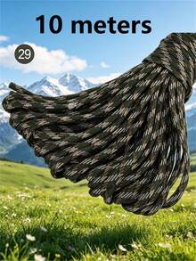 10M/50M/100M Nylon Paracord, 4mm 7-Strand - Non-Elastic Woven Rope, Suitable For Outdoor Training, Camping And DIY Activities - Multicolor - View 52