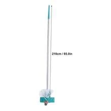 Pool Vacuum Set With Telescopic Pole, Suction Base, Water Inlet Adapter, Pole Connection Handle, White Suction Net Bag, Suitable For Pools - A - View 9