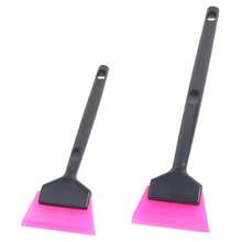 Small Window Tint Mirror Squeegee TPU Blade Scraper Car Corner Windshield Handheld Cleaning Tool Window Film Tinting Scraper - Short Style - View 1