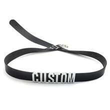 Personalized Custom Punk PU Leather Letter Waist Chain Belly Chain, Personalized Name Buckle Belt Body Jewelry, Cosplay Halloween - Multicolor - View 5
