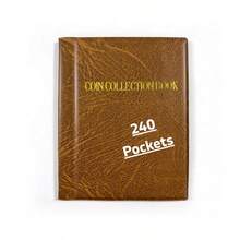 1英鎊小硬幣錢幣相冊，錢幣收藏書夾，大容量皮革封面附金箔燙印，適合收藏家，適用於美幣、便士、10美分硬幣、小徽章，紀念幣收納整理盒 30mm，返校季 - 彩色 - 查看 19