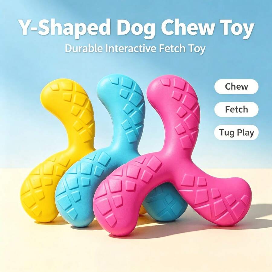 1pc Pet Interactive Flying Disc - Made Of Durable EVA Material, Floating Tri-Blade Design, Training Toy For Small/Medium Dogs, Outdoor/Beach Interactive Gadget