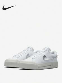 Nike Authentic 2025 New Women's Low-Top Casual Sports Thick Sole Sneakers HQ2307-100 - HQ2307-100 - View 1