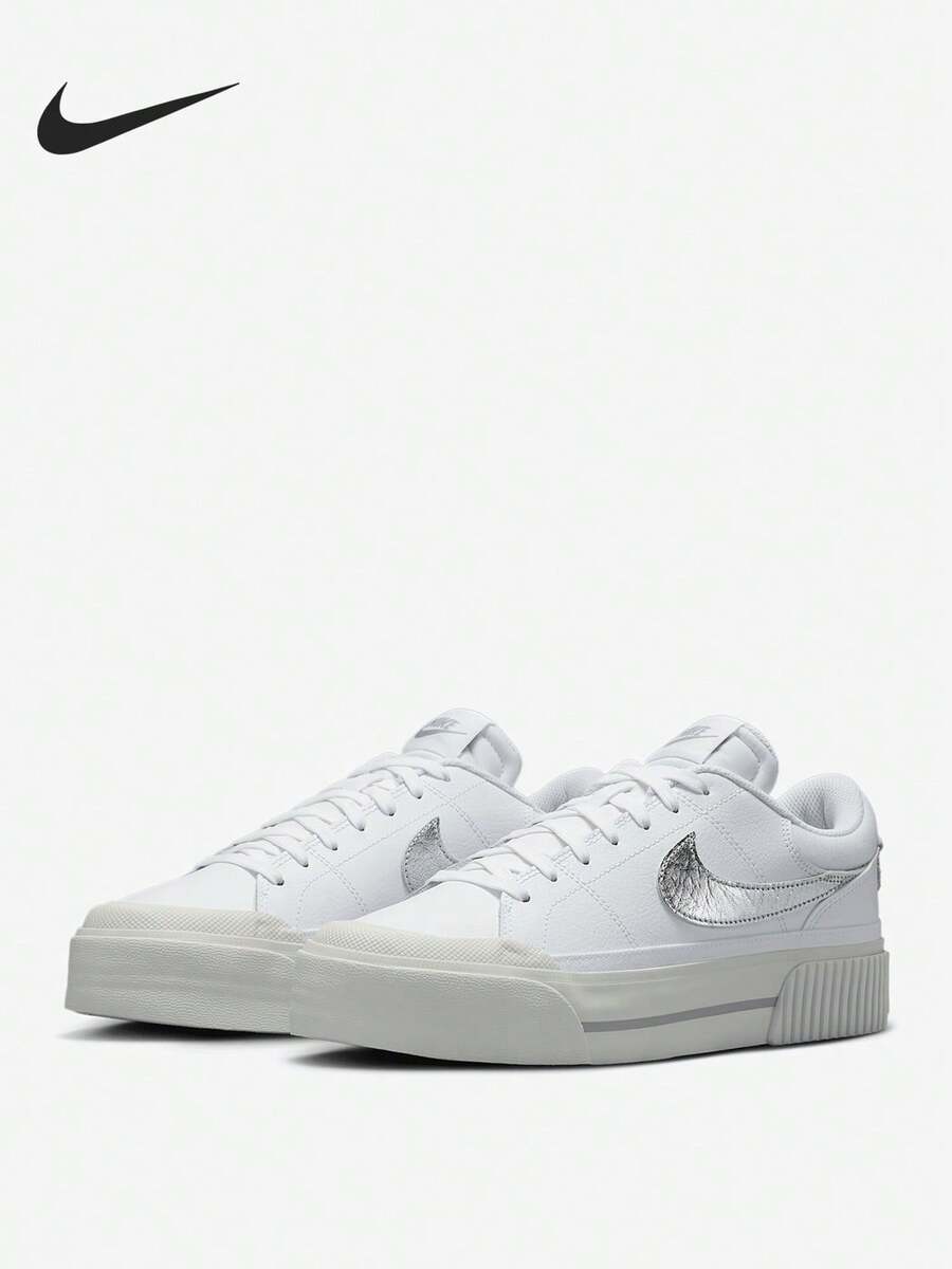 Nike Authentic 2025 New Women's Low-Top Casual Sports Thick Sole Sneakers HQ2307-100 - HQ2307-100 - View 1