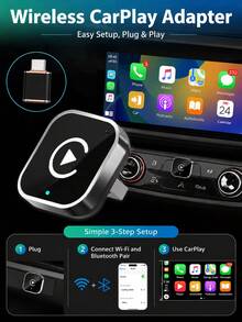 2-In-1 Wired To Wireless CarPlay Adapter, Compatible With IPhone And Android Phones, Plug And Play, No Latency, Fast And Stable Auto Connection, With USB/USB-C Port - A - View 10