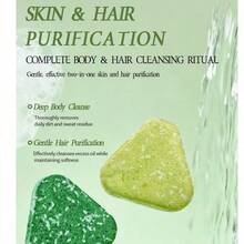Sabun Sampo Daun Thuja & Osmanthus, Ekstrak Pohon Teh dan Herbal, Sabun Minyak Esensial Tanaman Herbal, Pembersih Rambut Lembut, Melembapkan, Mengontrol Minyak, Ringan dan Tidak Berminyak, Sabun Sampo Portabel, Cocok untuk Perjalanan, Cocok untuk Semua Jenis Rambut - Berbagai gaya - View 5