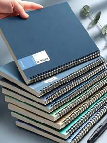 A5 Size, 40 Pages Per Book, Soft Cover Spiral Notebook - Thickened Pages, More Comfortable Writing! - Notebook - View 7
