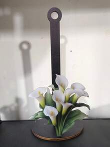 Cross-Border Hot-Selling Kitchen 2D Flat Printed Floral Wooden Base And Pole Easy Installation Reusable Durable Holiday Decoration - Multicolor - View 8