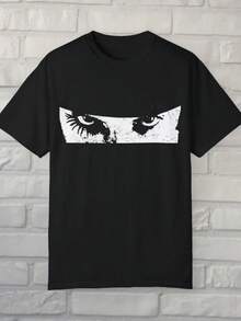 Men T-Shirts - 黑色 - 查看 1