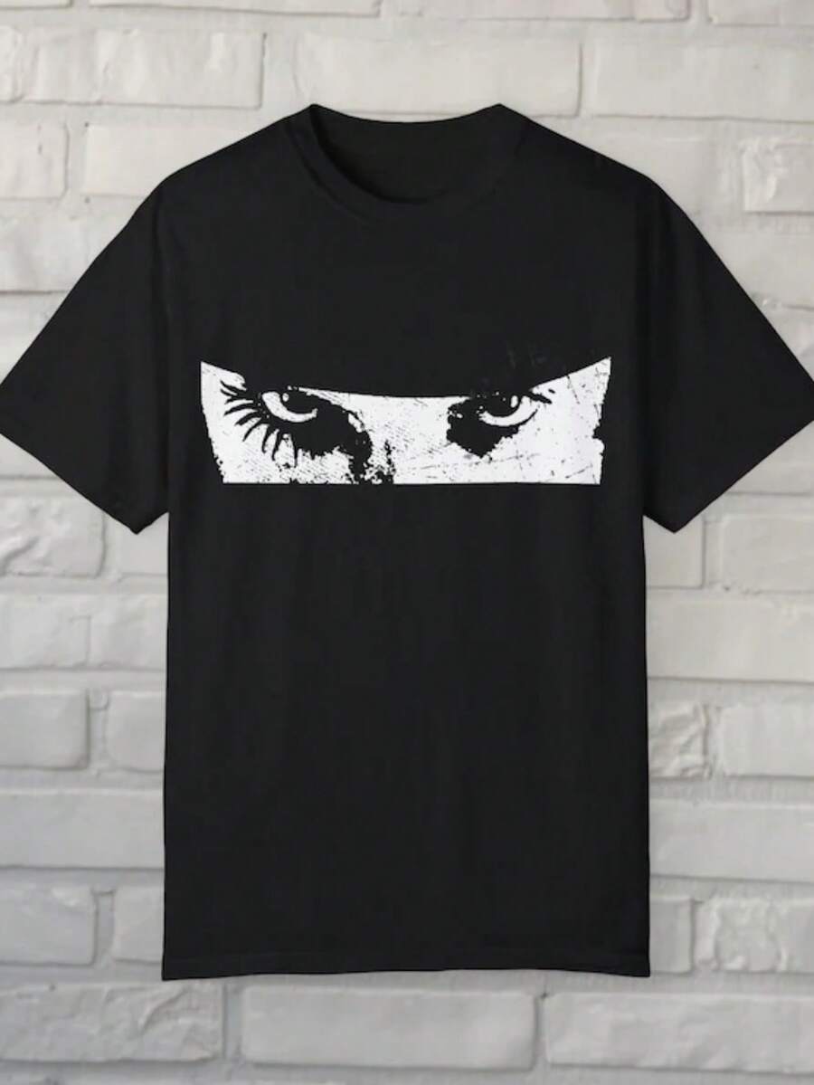 Men T-Shirts - 黑色 - 查看 1