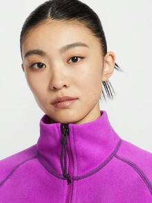 Nike Women's AS W ACG HZ WOLF TREE TOP Knit Sweatshirt Without Hood HJ0238-505 - Purple - View 5