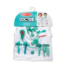 Melissa & Doug Doctor Role Play Costume Set, Pretend Play Dress Up Set (8 Pieces), Includes Stethoscope, Coat And Accessories, Suitable For Children 3 Years And Up - Doctor Costume - View 11