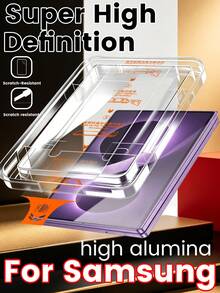 Fully Automatic Dust-Free Chamber, 1-Second Adhesion, Precise Positioning, One-Pull Adhesion, Easy Film Application, Suitable For Galaxy Z Fold 8 Ultra/8 Dust-Free Chamber, Ultra-High Definition, Clear Image Quality Like Original Device, Real Device Mold, Perfect Fit - Clear - View 3