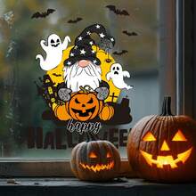 1pc Halloween Window Sticker, Reusable Static Cling Window Decal, Suitable For Home Double-Pane Sliding Glass Doors, Bedroom Floor-To-Ceiling Windows, B&B Guest Rooms, Escape Rooms, Pubs, Bars, Supermarket Display Windows, Halloween Parties, Halloween Decor Gifts - 1PC - View 7