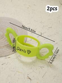 Custom Silicone Bottle Cover, Personalized Wing Design, Customized Text Handle, Customizable Feeding Bottle Accessory, New Mom Birthday Gift, Boy,Girl - Style C - View 9