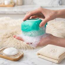 1-Piece Set - Pet Bathing & Drying Kit, Relieves Pet Bathing Stress, Prevents Shampoo Waste And Slow Drying, Suitable For Home Pet Bathing, Grooming And Post-Bath Hair Care, Silicone Bath Brush And Drying Glove Grooming Kit. - Multicolor - View 4