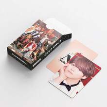 92pcs Storm Labels Boy Band LOMO Card Set, Includes 60 High-Definition Collectible Cards + 32 Character Stickers, Clear Printing Of Single And Group Multi-Pose Photos, Thick Laminated Scratch-Resistant And Waterproof, Suitable For Card Album Storage, Planner Decoration, Fan Support, Desktop DIY, European And American Idol Merchandise Gift Box, Student Fan Collection Gift Creative Card And Sticker Combination - Multicolor - View 6