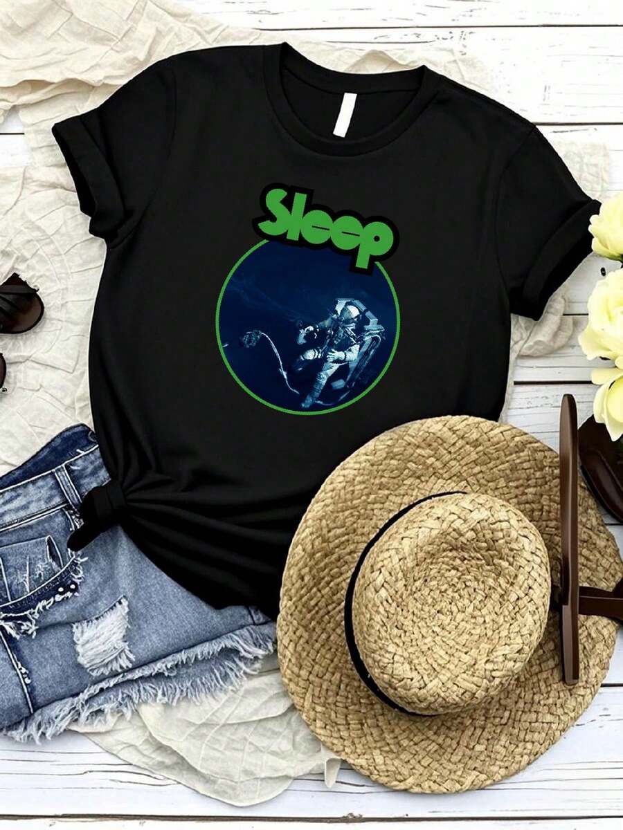 Women T-Shirts - 黑色 - 查看 1