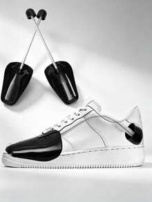 QKC 1 Pair Plastic Spring Shoe Stretchers, Plastic Shoe Lasts, For Shaping And Expanding Shoes - Black - View 1