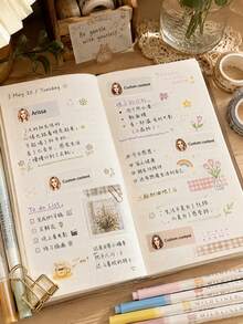 Customize Personalized Text Transparent Photo Stickers, Personalized Text Portrait Waterproof Label Stickers, Suitable For Multiple Scenes, Perfect For Halloween, Christmas, Wedding Parties, School Stationery Labels, And Custom Gift Box Labels - Multicolor - View 3
