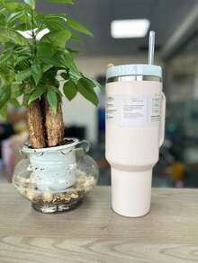 1个40盎司304不锈钢双层真空保温杯，保温保冷，便携式旅行杯，冰咖啡杯，户外露营、旅行、居家使用的理想礼物 - 彩色 - 查看 13