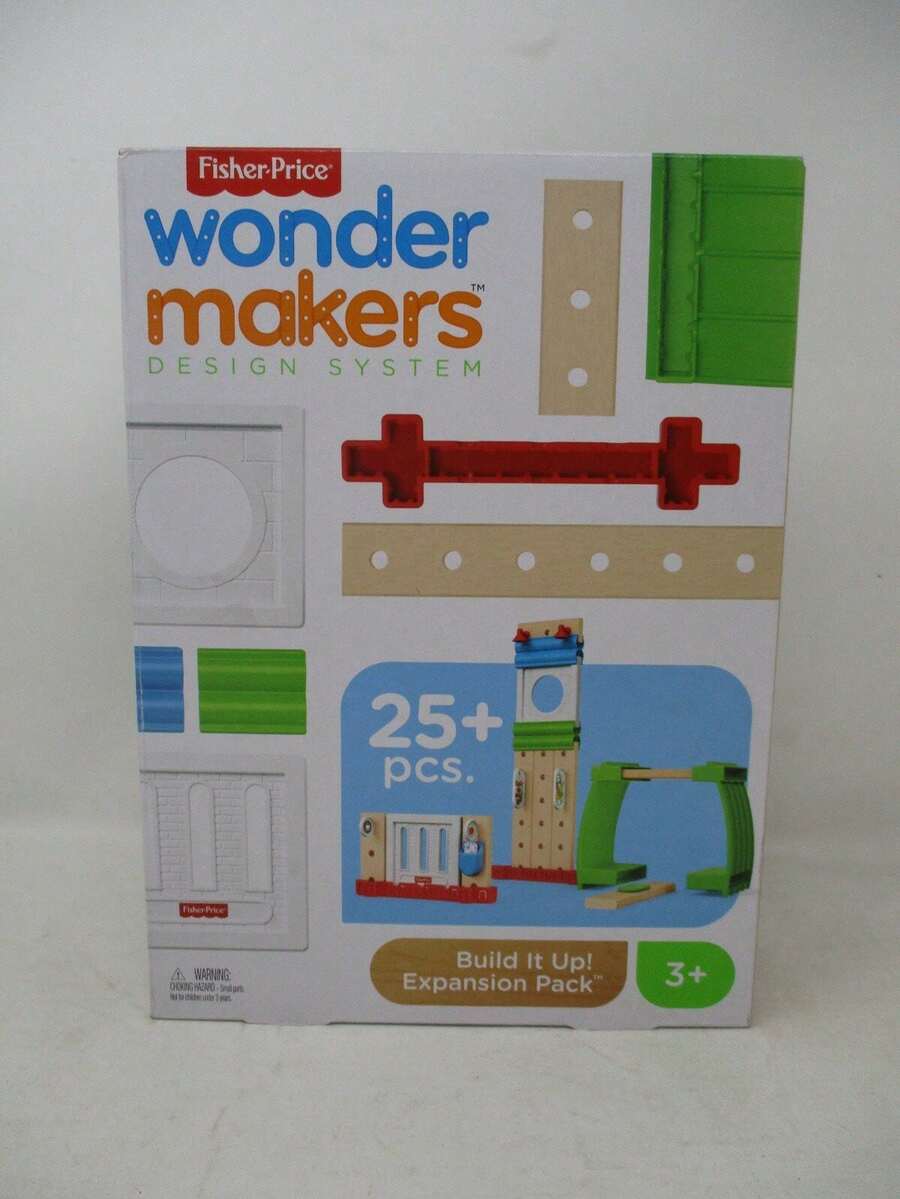 Mattel Fisher-Price Wonder Makers Build It Up! Expansion Pack | 36-Piece Creative Builder Set - Multicolor - View 1