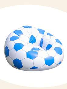 Portable Inflatable Bean Bag Sofa Chair, Soft Velvet Leak-Proof Slouchy Sofa, Lightweight Foldable Inflatable Sofa, Suitable For Camping, Balcony, Garden, Indoor Games, Beach And Travel Use - Multicolor - View 11