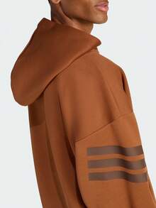 Adidas Men's M FI 3S HD Knit Sweatshirt KD5215 - Brown - View 5