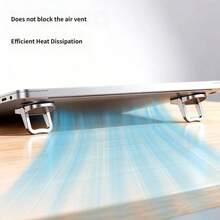 Invisible Laptop Stand, Foldable & Adjustable Laptop Lift Stand, Portable Mini Computer Stand With Heat Dissipation Design, Suitable For Office Desk And Office - View 6
