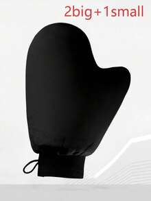1pc/3pcs Reusable Body Face Self Tanning Mitt Double Sided Lotion Applicator Tanning Glove Washable, Reusable Body And Face Self Tanning Mitt, Double Sided Lotion Applicator Mitt, Washable Blackening Mitt For Body Care Spa Oiling - Multicolor - View 10
