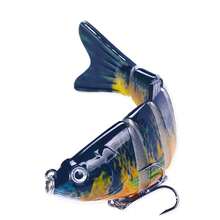 HENGJIA 1PC 10cm18g Wobblers 6 Segments Pike Sinking Fishing Lures Artificial Multi Jointed Sections Artificial Hard Bait Trolling Pike Carp Fishing Tools - Multicolor - View 15