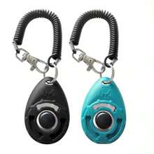 Dog Training Clicker With Wrist Strap And Keychain - Pet Dog Training Clicker Suitable For Puppies, Cats, Pets, Training Tools, Behavior Assistance 2pcs/Set - Multicolor - View 3