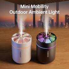 Pelembap Diffuser Minyak Esensial Mini USB untuk Mobil, Rumah, Kamar Tidur, Diffuser Kabut Udara dengan Suara Rendah - 1PC - View 1