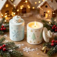 SILIKE LUFEI 2pcs Resin Silicone Molds Christmas Deer Christmas Tree Snowflake Storage Box Set Ornament Molds Suitable For Making Resin Gypsum Candles Aromatherapy Products Home Decor Display Silicone Molds - Silicone Mold - View 4