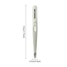 Stainless Steel Professional Thick Eyebrow Tweezers, Slanted Tip Small Tweezers, Universal Hair Removal Tweezers, Suitable For Beard Trimming - A - View 6