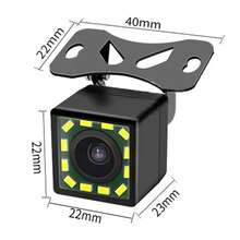Cámara de visión trasera AHD para coche, cámara de video de visión trasera para vehículo, cámara de reversa con 12 LED de visión nocturna para estacionamiento - AHD - Ver 4