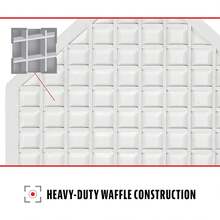 Franklin Sports Rubber Baseball + Softball Home Plate - 17"X17" - White | Throw-Down Anywhere Use, Weather-Resistant Waffle Grip, Built For Variant 1 - None - View 4