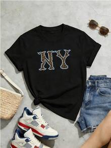 Women T-Shirts - Black - View 1